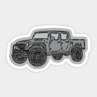 monster car Sticker